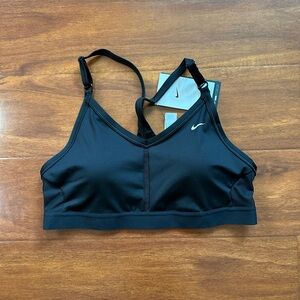 Nike Women's Dri-FIT Indy Light-Support Padded V-Neck Sports Bra large